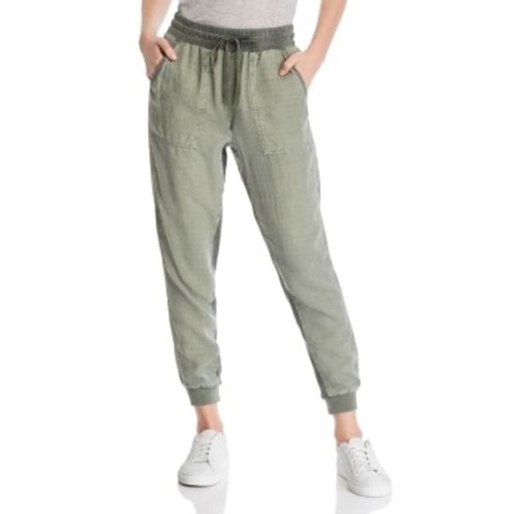 Splendid Womens Sage‎ Green Jogger Pants Elastic Waist RW1000X Small